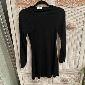 Gil Rodriguez Black Long Sleeve Bellevue mini Dress